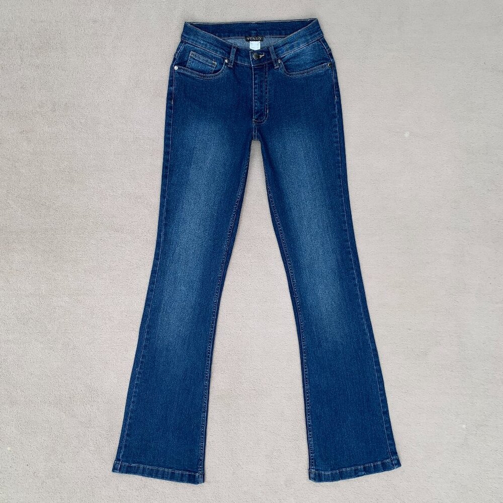 Venus Mid Rise Flared Jeans Sz4L